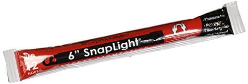 9-00721 Snap Light Stick, 6", Red (Pack of 20)