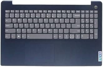 Replacement for Lenovo ideapad 3-15ITL6 3-15ALC6 Laptop Upper Top Cover Case Palmrest Backlit Keyboard Touchpad Assembly Part 5CB1B62097 Blue