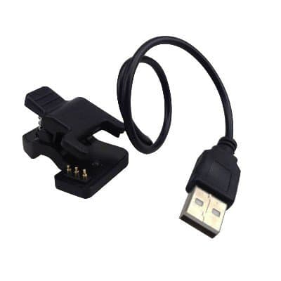 iloft Replacement USB cable for Intex Fitrist Pulzz Fitness Tracker (Black)(Cable Only)