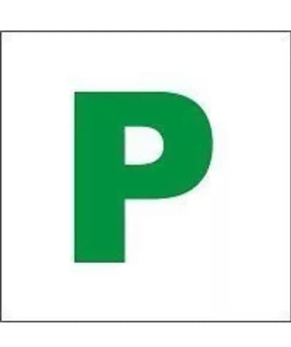 Fully Magnetic P Plates for New Drivers, 2 Pack