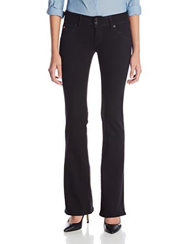 HUDSON Women's Petite Size Bootcut Jean in Black
