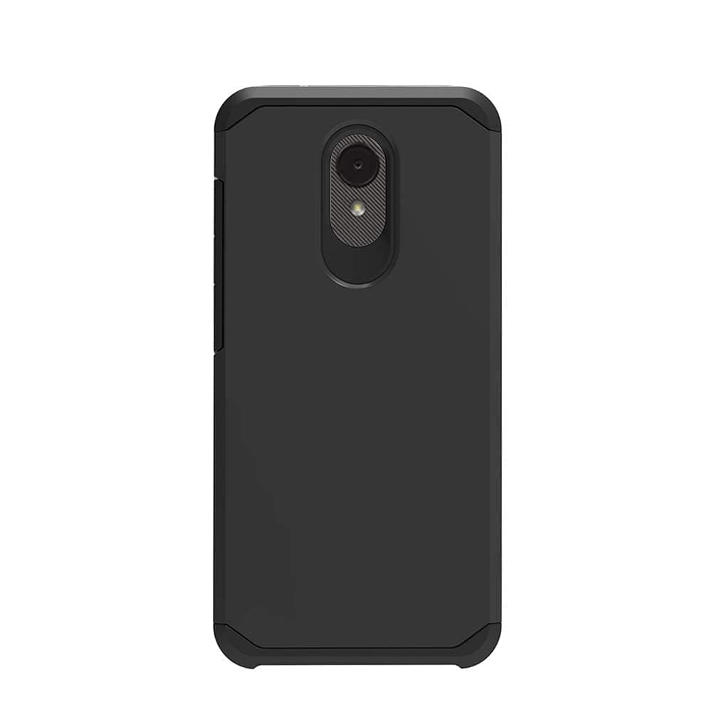 IDEA LINE Alcatel TCL LX Case, Alcatel Avalon V/Alcatel IdealXtra/Alcatel 1X Evolve Case (case only) Heavy Duty Protection Hybrid Hard Shockproof Slim Fit Cover - Black