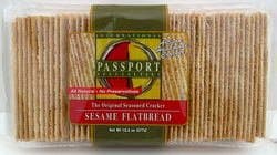 Passport Foods, Flatbread Sesame, 13.3 Ounce