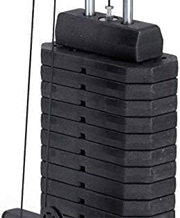 Body Tech PVC Weight Stack Spare Plates for Gym Machines. (5Kg Each) (80)