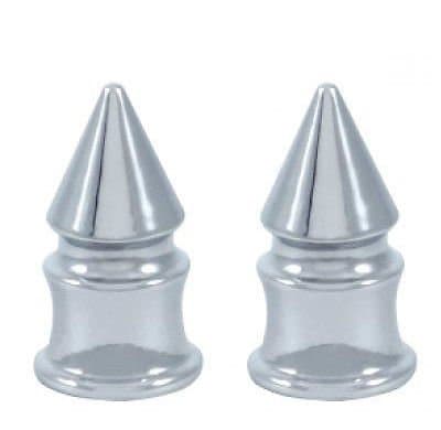 KUSTOM KAPZ CHROME SPIKE VALVE CAP trek tire specialized stem air 4x4 quad new