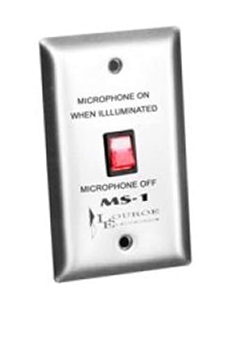 Microphone Mute Switch for Louroe ASK-KIT4-102 Audio Surveillance System
