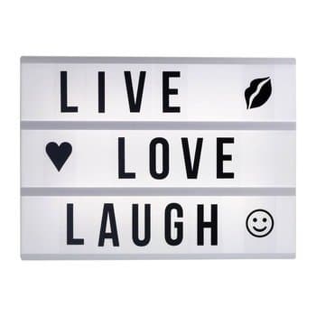 FARIL Light Up Your Life Cinematic A4 Lightbox, Plastic