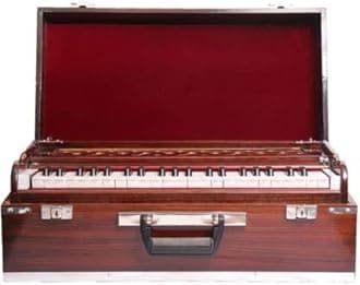 SG Musical Store Folding Harmonium instrument under 10000 with carry bag 2 reed