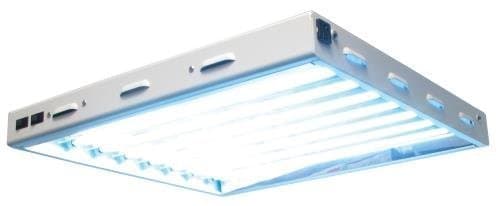 Sun Blaze 960293 120-volt T5 High Output Fluorescent Lighting Fixture, 2-Feet, 8 Lamps by Sun Blaze