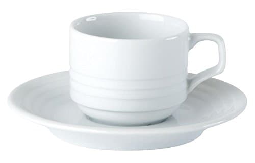 Porcelite 315209 Focus Coffee Cup, 10 cL/3.5 oz. (Pack of 6)