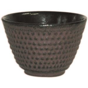 Set of 4 Reddish Brown Cast Iron Tea Cups