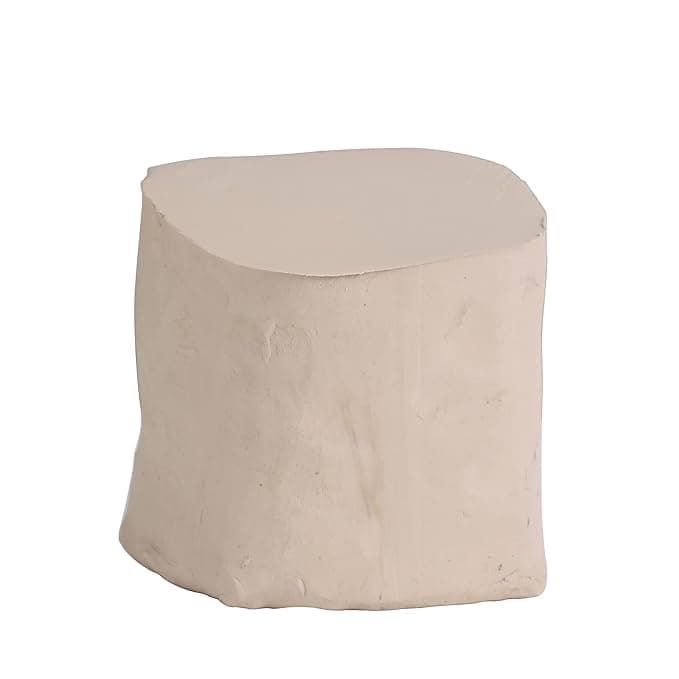 Pottery Essentials 1kg White Stoneware Clay – Mid-Fire Cone 5-7 for Wheel Throwing, Hand Building, Sculpting & Glazing – Ideal for All Skill Levels