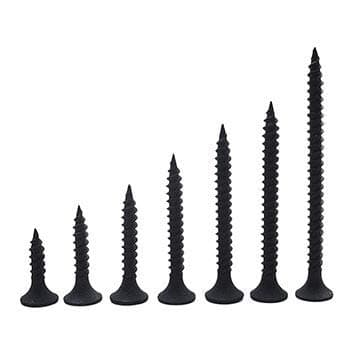 BITCORP DIY Hardware (Drywall Screw (Black), 1 Inch)