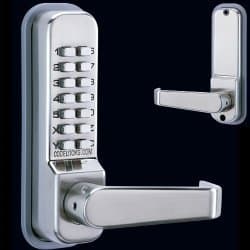 Codelocks 410SS Mechanical Keyless Lock Exterior Door Hardware - Stainless Steel by Codelocks