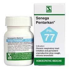 Dr. Willmar Schwabe India Senega Pentarkan Tab (Ptk77) 20 gms (Pack of 2)