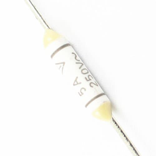 QX Electronics 5 Pcs ELCUT UMI Microtemp Thermal Fuse Axial Type 225R TF Cutoff 150C 5A 250V