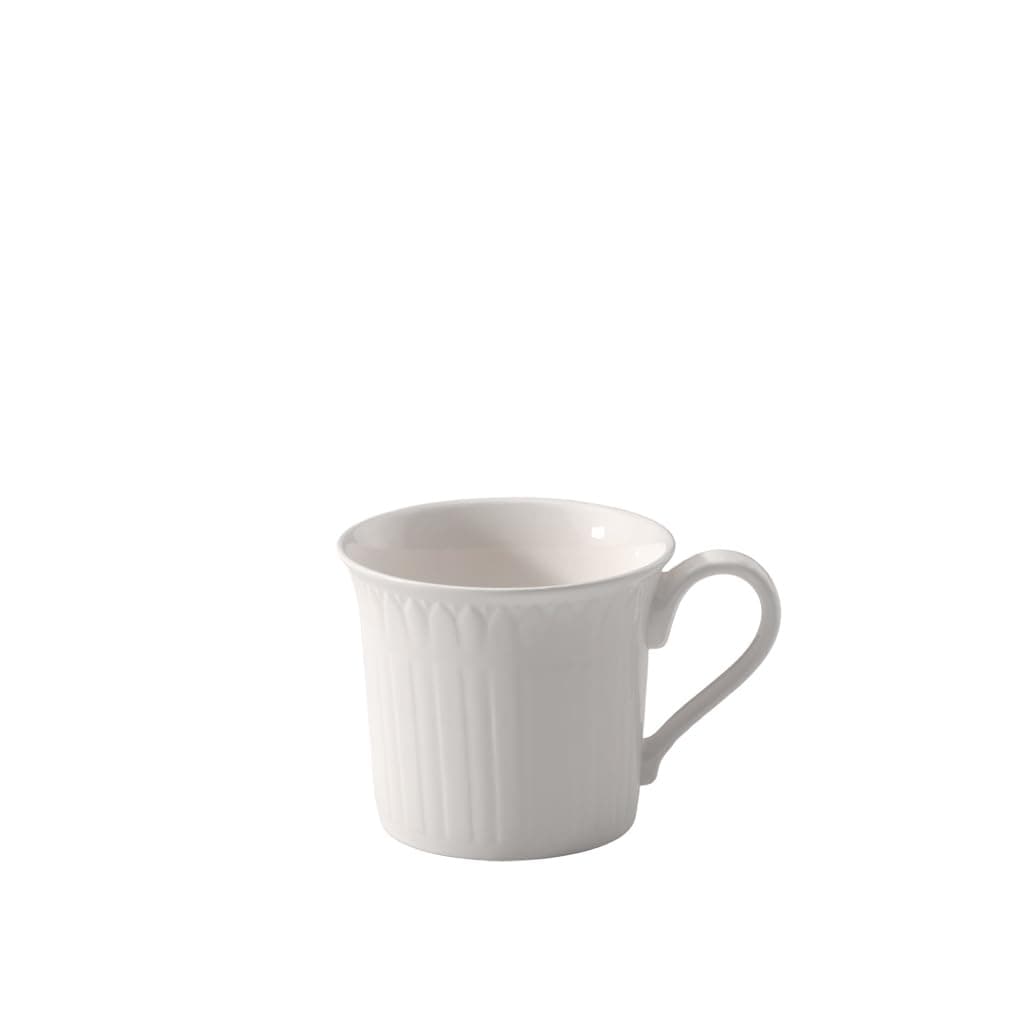 Cellini Tea Cup, 6.75 oz, Premium Porcelain, White