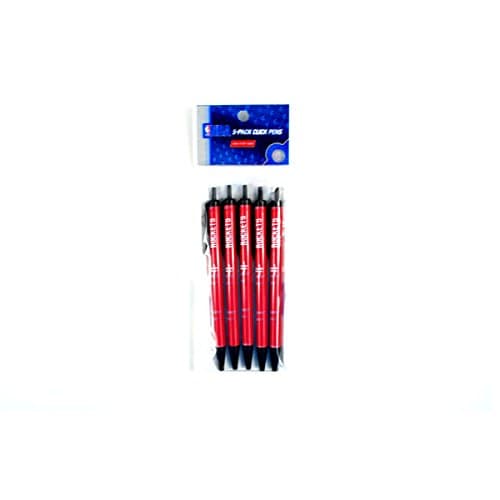 Houston Rockets Click Pen 5 Pack