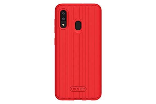 araree [Airdome Case for Samsung Galaxy A30 (2019), Premium TPU Shockproof case - Red