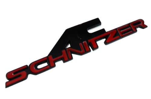 Auto Car red & black AC SCHNITZER for E60 M3 M5 M6 X5 X6 Emblem Badge Sticker