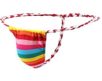 Evankin Men Sexy G-String Thongs Stretch Cotton T-Back Man Underwear Bikini Pouch Wrestling Sumo Embroidered Briefs