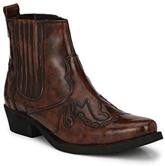 DelizeMen's Cowboy Ankle Boots