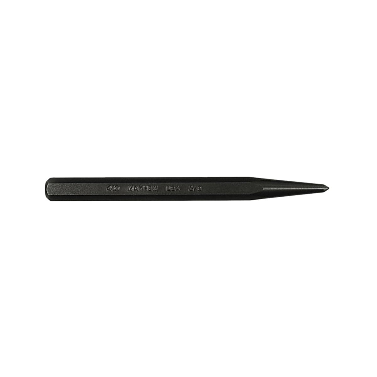 Tools 24002 Center Punch, 3/16" - 5 mm x 5", Black Oxide Finish