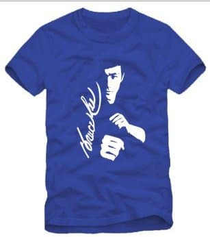 Aship BLACK cotten 4 Bruce lee ENTER THE DRAGON head picture martial arts taekwondo WMA UNIFORMS sports shirt clothes sweater bruce lee yellow nunchaku