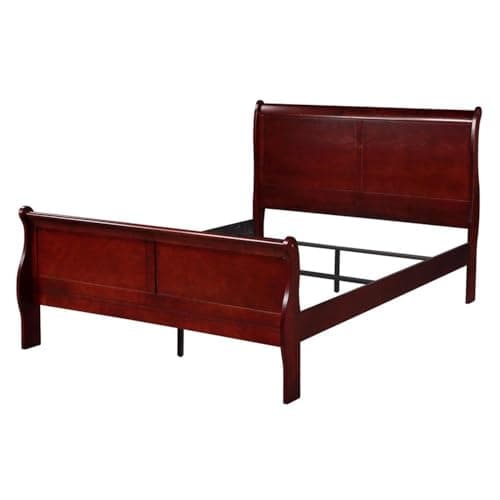Acme Louis Philippe Queen Bed in Cherry