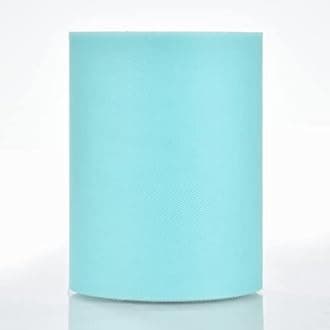 Tulle Rolls 6” by 100 Yards (300 feet) Tulle Roll Spool Fabric for DIY Tutu Skirts Wedding Baby Shower Crafts Decorations Party Supplies(New Turquoise)