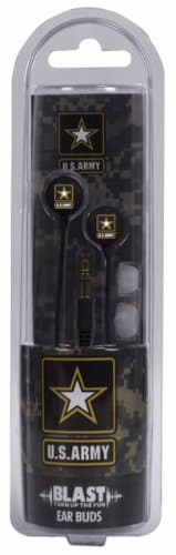 NCAA Army Black Knights Blast Earbud Headphones