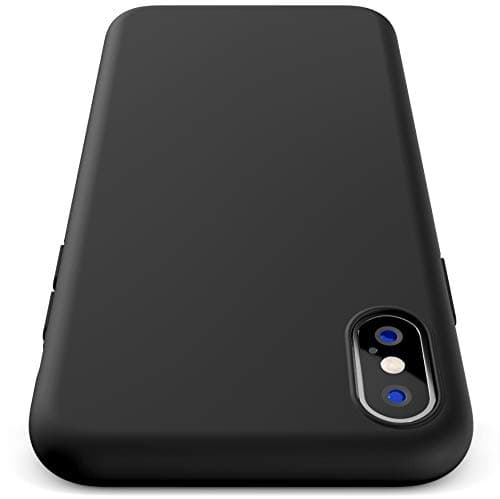 Minimalist Case for iPhone Xs Max, Ultra Thin [1.5mm] Slim Fit Flexible Soft TPU Case (Black)