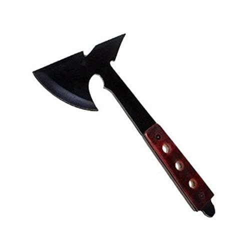 Universal Full Tang Spiked Axe Tomahawk Wooden Handle Ultra Lightweight Tactical