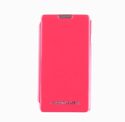 Mercury Goospery Leather Wallet Case [Techno Flip Cover] Premium Flip Cover Case w/ Card Slot - Ultra Slim Fit Leather Diary Case For LG Optimus F7 US780 LG870 T-Mobile (Pink)