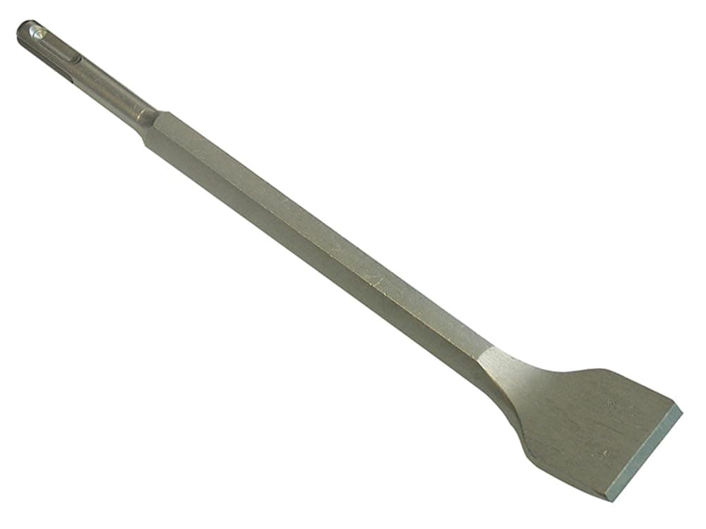 Faithfull FAISDSCB134C Chisel Bit Angled 250 x 40 mm SDS-plus for Use on Bricks, Concrete, Marble and Hard Stone