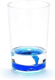 Locco Decor 4 Piece Acrylic Liquid 3D Floating Motion Bathroom Vanity Accessory Set Dolphin