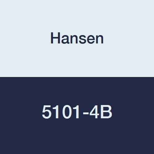 Eaton Hansen 5101-4B Brass Thread-to-Connect Hydraulic Fitting with Wing Nut Less Flange Valve, Coupler, 1/8"-27 NPT Female, 1/8" Port Size, 1/4" Body