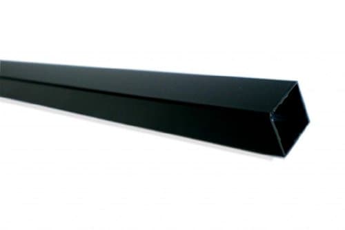 26-inch by 3/4-inch Aluminum Square Black Smooth Balusters - 5 Pack