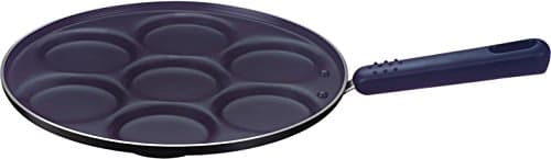 Nirali 10 inch aluminium, Teflon Classic nonstick coated 7 pancake / uttapam / chilla pan