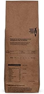 Black Baza Coffee, Loris, Dark Roast, Freshly Roasted, Organic, 100% Arabica (Whole Beans, 500 grams)