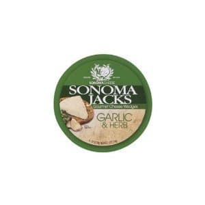 SONOMA JACKS CHEESE WDG GARLIC & HERB, 4 OZ
