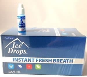Oralabs Ice Drops Instant Fresh Breath Spear Mint Whole Box of 50