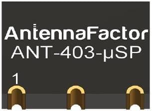 Antennas MicroSplatch Planar Antenna 403MHz, SMD (100 pieces)