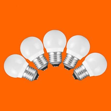 5pcs FSL E27 3W 3000K-6500K Warm/Cool Light LED Globe Bulbs 220v ( Light Source Color : Warm White )