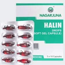 Halin Drops (Soft Gel Capsule) Pack Of 2 Nagarjuna