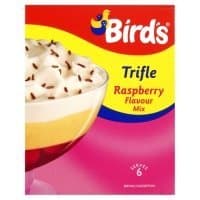 Birds Trifle Raspberry. 144g Full kit Trifle serves 6. Classic from the UK