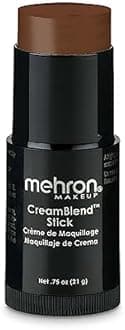 Mehron Makeup CreamBlend Stick, MEDIUM EBONY- .75oz
