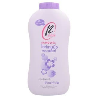 12 Plus Whitening Complex Cool Powder Purple Unique Scent 300g By Thaidd