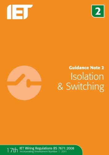 Guidance Note 2: Isolation and Switching