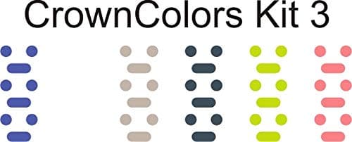 Crown Colors (Midnight, White, Grey, Dark, Green, Peach) Customize Your Watch Crown with Colors for Your Apple Watch Crown dial